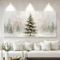 Snowy Christmas Tree Christmas Wall Art suitedtosucceed