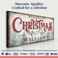 Family Welcome To Christmas Sign IV suitedtosucceed