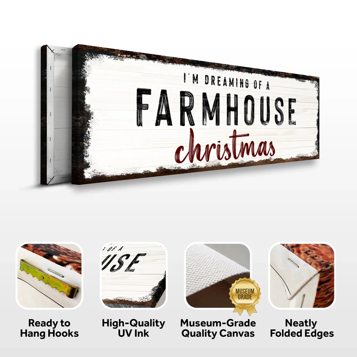 Farmhouse Christmas Sign suitedtosucceed