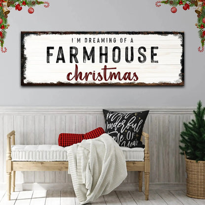Farmhouse Christmas Sign suitedtosucceed