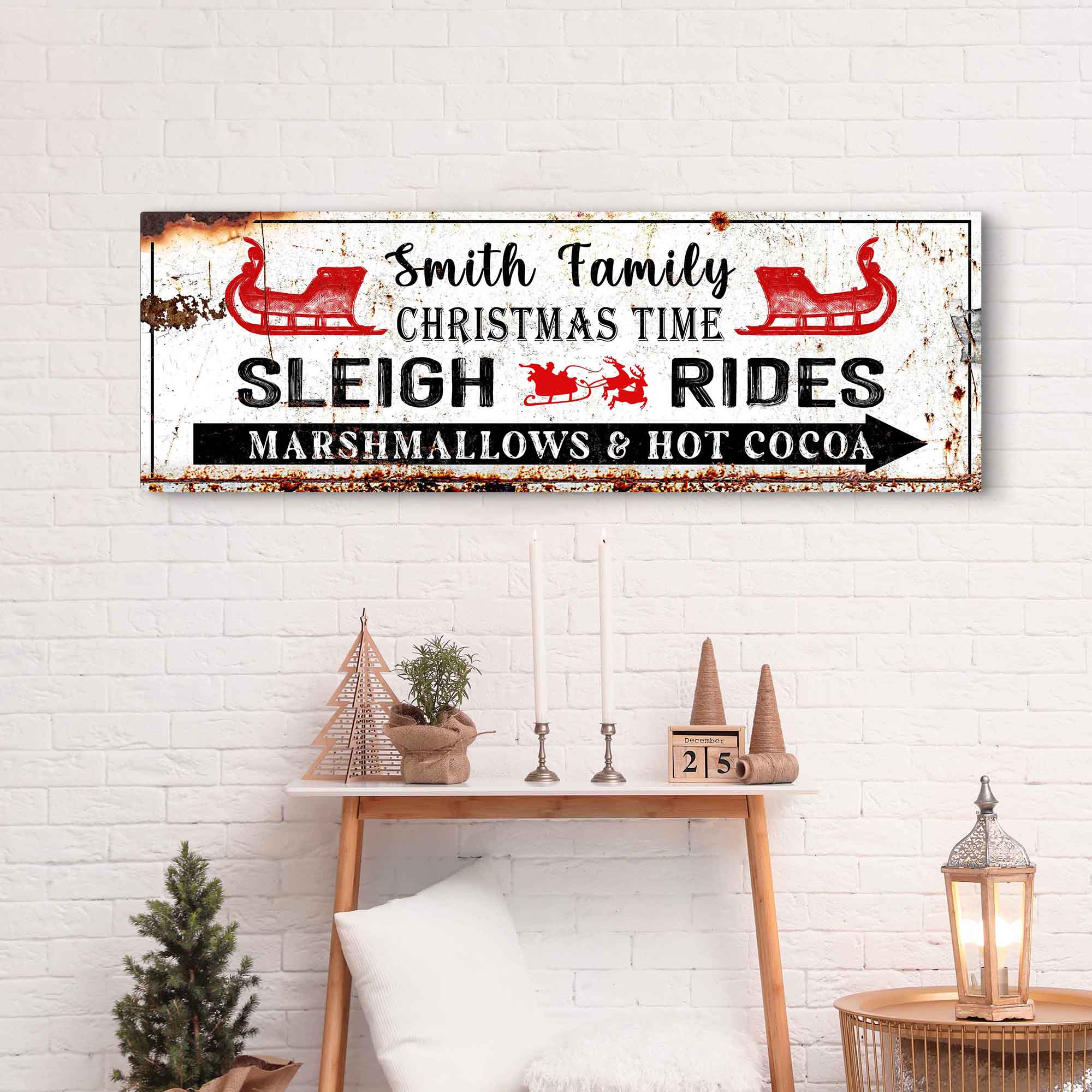 Christmas Sleigh Rides Sign suitedtosucceed